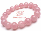 Rose Quartz Unisex “Prak Kinyued” Gemstone Bracelet – Love • Calm • Clarity