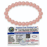 Rose Quartz Unisex “Prak Kinyued” Gemstone Bracelet – Love • Calm • Clarity