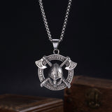 Prak Kinyued Premium Top Quality 316 Stainless Steel SILVER Chain with Pendant for Men**
