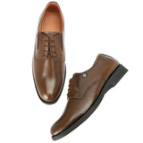 HAUTTON New Premium Formal Leather Derby Shoes EXTRA ELASTIC for Men