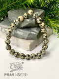 Prak Kinyued Dalmatian Jasper Bracelet – Calm & Balance