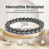 Prak Kinyued Hematite Stone Unisex Bracelet – Timeless Strength, Modern Spirit