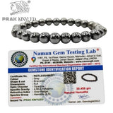 Prak Kinyued Hematite Stone Unisex Bracelet – Timeless Strength, Modern Spirit
