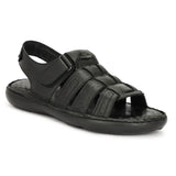 HAUTTON Men's Geniune Leather Stylish Padding Slipper | Casual & Comfortable Sandals