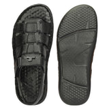 HAUTTON Men's Geniune Leather Stylish Padding Slipper | Casual & Comfortable Sandals