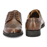 HAUTTON New Premium Formal Brougue Leather Derby Shoes for Men