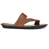 HAUTTON Men's Geniune Leather Casual Padding Slipper | Stylish & Comfortable Slippers / Sandals