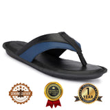 HAUTTON Men's Geniune Leather Stylish Padding Slipper | Casual & Comfortable Slippers / Sandals