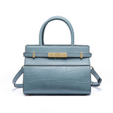 HAUTTON PREMIUM COLLECTION GENIUNE LEATHER HANDBAG BLUE SERIES FOR WOMEN