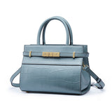 HAUTTON PREMIUM COLLECTION GENIUNE LEATHER HANDBAG BLUE SERIES FOR WOMEN