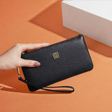 HAUTTON GENIUNE LEATHER LONG WALLET/CLUTCH for WOMEN