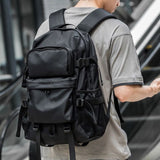 HAUTTON PREMIUM Stream Polyester 1811 cm Green Spacious laptop Backpack