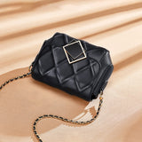 HAUTTON Genuine Leather Black Women Sling Bag