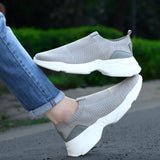 HAUTTON Men's Stylish Light-Weight Breathable Sneakers | Casual Running Ultra Soft Socks Slip-On Padding Walking, Gym Shoes