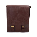 HAUTTON Unisex Geniune Leather Laptop Messenger Cum Sling I-Pad Bag | Crossbody Strap Bag for Men & Women