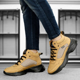 HAUTTON Premium Faux Leather Cum Ultra Biking Boots for Men