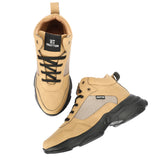 HAUTTON Premium Faux Leather Cum Ultra Biking Boots for Men