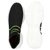 HAUTTON Men's Stylish Light-Weight Breathable Casual Sneakers | Ultra Soft Padding Socks Slip-On Running & Gym Shoes