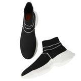HAUTTON Men's Stylish Light-Weight Breathable Casual Sneakers | Ultra Soft Padding Socks Slip-On Running & Gym Shoes