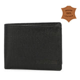 HAUTTON Men's Genuine Leather Classic Wallet | Bi Fold Slim & Light Weight Leather Stylish Casual Wallet Purse with Card Holder Compartment |BLACK
