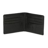 HAUTTON Men's Genuine Leather Classic Wallet | Bi Fold Slim & Light Weight Leather Stylish Casual Wallet Purse with Card Holder Compartment |BLACK