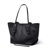 HAUTTON Women Genuine Leather Black Stylish Handbag