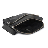 HAUTTON
HAUTTON Genuine Leather Black Unisex Messenger Bag