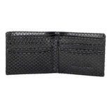 HAUTTON Men's Genuine Leather Wallet | Bi Fold Slim & Light Weight Leather Stylish Casual Wallet Purse with Card Holder Compartment | SHINY BLACK