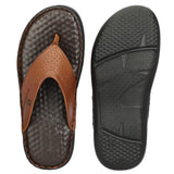 HAUTTON Men's Geniune Leather Stylish Padding Slipper | Casual & Comfortable Slippers/Sandals