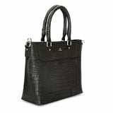 HAUTTON Women's Premium Geniune Leather Large Handbag | Hand Held Bag | Hand-held Bag | Ladies Leather Purse with Zipper Closure
Colour: Black