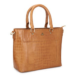 HAUTTON Women's Premium Geniune Leather Large Handbag | Hand Held Bag | Hand-held Bag | Ladies Leather Purse with Zipper Closure
Colour:┬аTan Brown