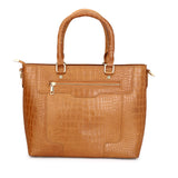 HAUTTON Women's Premium Geniune Leather Large Handbag | Hand Held Bag | Hand-held Bag | Ladies Leather Purse with Zipper Closure
Colour:┬аTan Brown