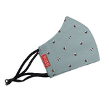 UNISEX 2 PLY PREMIUM COTTON MASK PACK OF 12 MIX LOOP AND WITHOUT LOOP