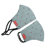 UNISEX 2 PLY PREMIUM COTTON MASK PACK OF 12 MIX LOOP AND WITHOUT LOOP