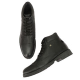 HAUTTON  Men Black Ankle Length Boots