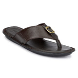HAUTTON Men's Geniune Leather Casual Padding Slipper | Stylish Comfortable Slippers & Sandals