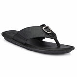 HAUTTON Men's Geniune Leather Casual Padding Slipper | Stylish & Comfortable Slippers / Sandals