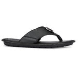 HAUTTON Men's Geniune Leather Casual Padding Slipper | Stylish & Comfortable Slippers / Sandals