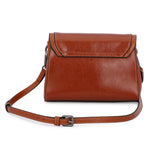 HAUTTON Genuine Leather Tan Latest Side Sling Bag For Women