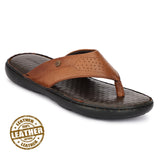 HAUTTON Men's Geniune Leather Stylish Padding Slipper | Casual & Comfortable Slippers/Sandals