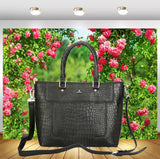 HAUTTON Women's Premium Geniune Leather Large Handbag | Hand Held Bag | Hand-held Bag | Ladies Leather Purse with Zipper Closure
Colour: Black