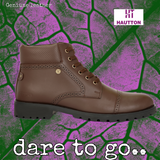 HAUTTON Men Black Ankle Length Boots