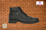HAUTTON  Men Black Ankle Length Boots