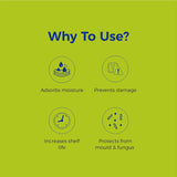 OPT silica gel 2 Gram (500 Pcs) Silica Gel White Packets Desiccant Dehumidifiers, Non - Indicating Silica Gel Packs for Moisture Absorption ( 2 Gram X 500 Pcs = 1 Kg )