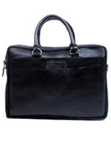 HAUTTON GENIUNE LEATHER OFFICE CUM LAPTOP BAG FOR UNISEX Waterproof Laptop Sleeve/Cover.