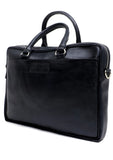 HAUTTON GENIUNE LEATHER OFFICE CUM LAPTOP BAG FOR UNISEX Waterproof Laptop Sleeve/Cover.