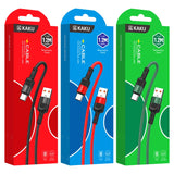 STIYA KAKU KSC 458 JINTENG   ALUMINIUM ALLOY Unbreakable Charging Cable or Micro USB Data Cable TYPE C,IOS for Charging and Data Sync (2021)