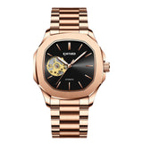 Prak Kinyued Automatic Wrist Watch – Golden Stainless Steel Chain Strap