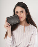 HAUTTON Classic Geniune Leather Small Coin Cum Cash Brown Wallet For Unisex