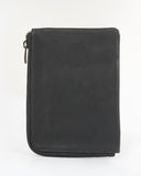 HAUTTON Classic Geniune Leather Small Coin Cum Cash Black Wallet For Unisex